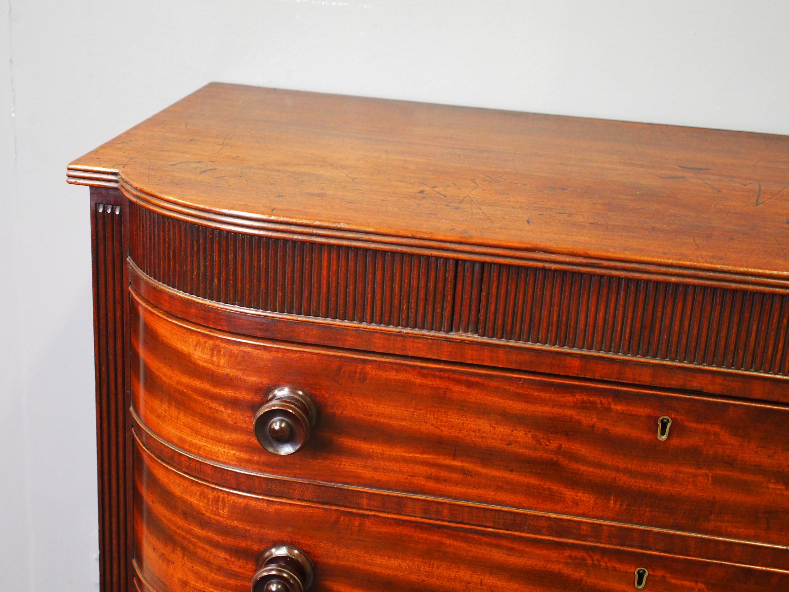 Scottish Mahogany Chest of Drawers by Gordon and Watson, Ayr For Sale 2