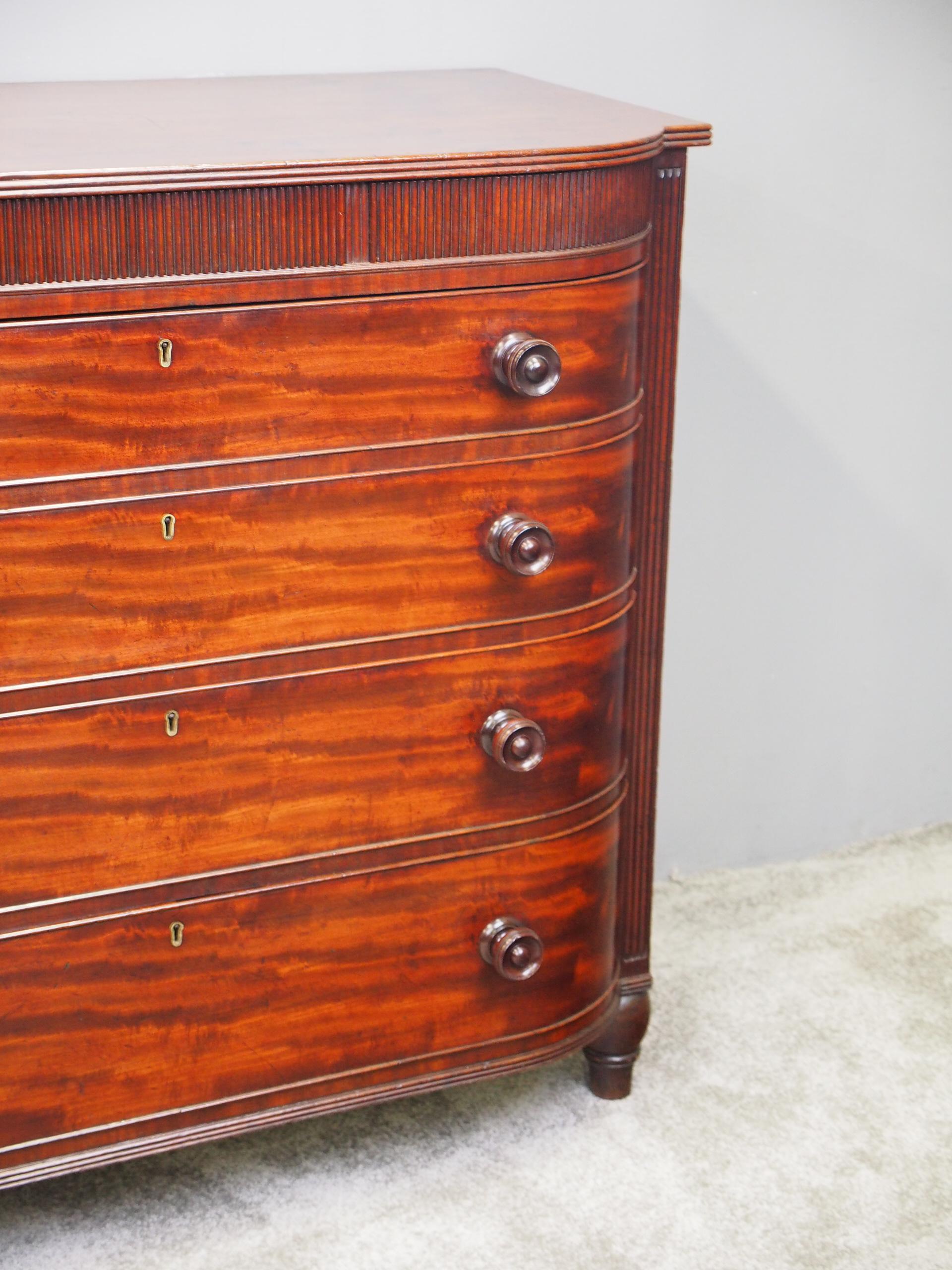 Scottish Mahogany Chest of Drawers by Gordon and Watson, Ayr For Sale 3
