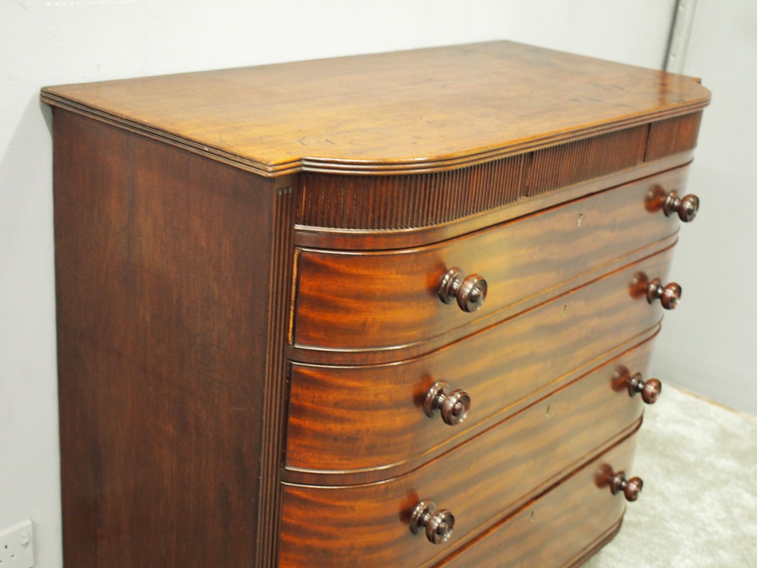 Scottish Mahogany Chest of Drawers by Gordon and Watson, Ayr For Sale 4