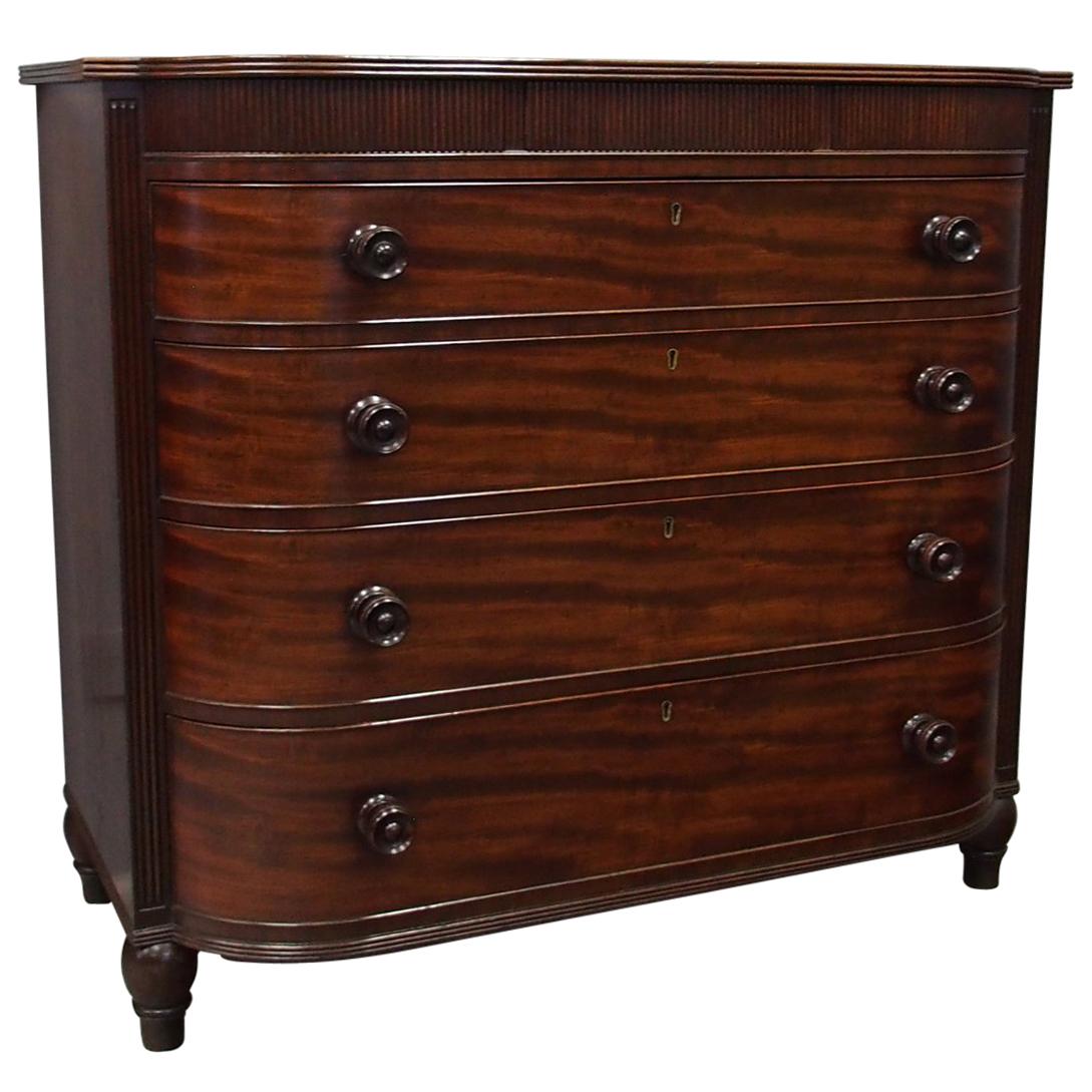 Scottish Mahogany Chest of Drawers by Gordon and Watson, Ayr For Sale