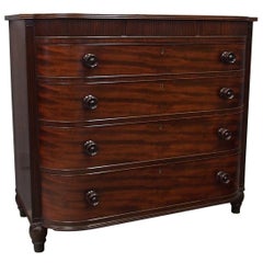 Antique Scottish Mahogany Chest of Drawers by Gordon and Watson, Ayr