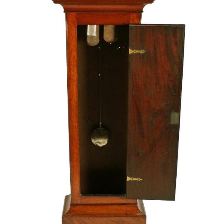 18th Century and Earlier Scottish Mahogany Grandfather Clock, 18th Century For Sale