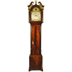 Antique Scottish Mahogany Longcase Grandfather Clock, Dalgliesh Edinburgh