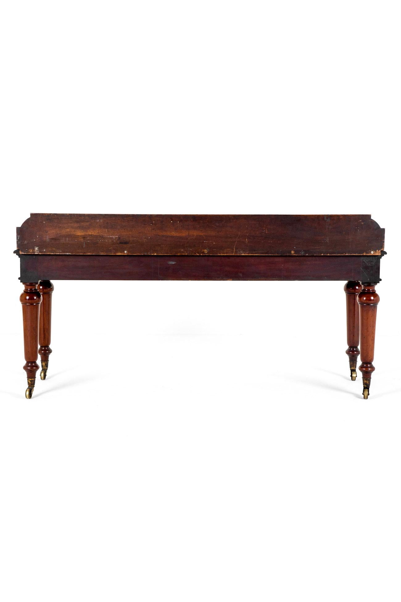 Scottish Mahogany Serving Table by John Taylor & Son Edinburgh For Sale 5