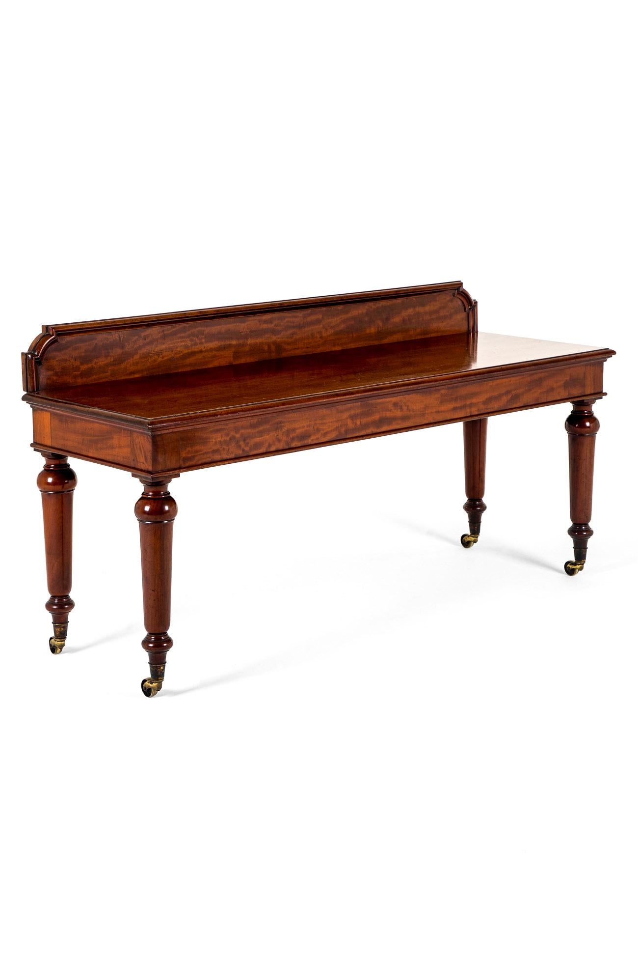 Scottish Mahogany Serving Table by John Taylor & Son Edinburgh For Sale