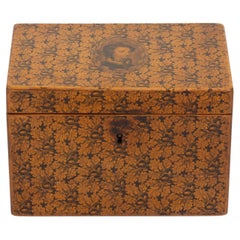 Antique Scottish Mauchline Ware Tea Caddy Attributed to Smiths