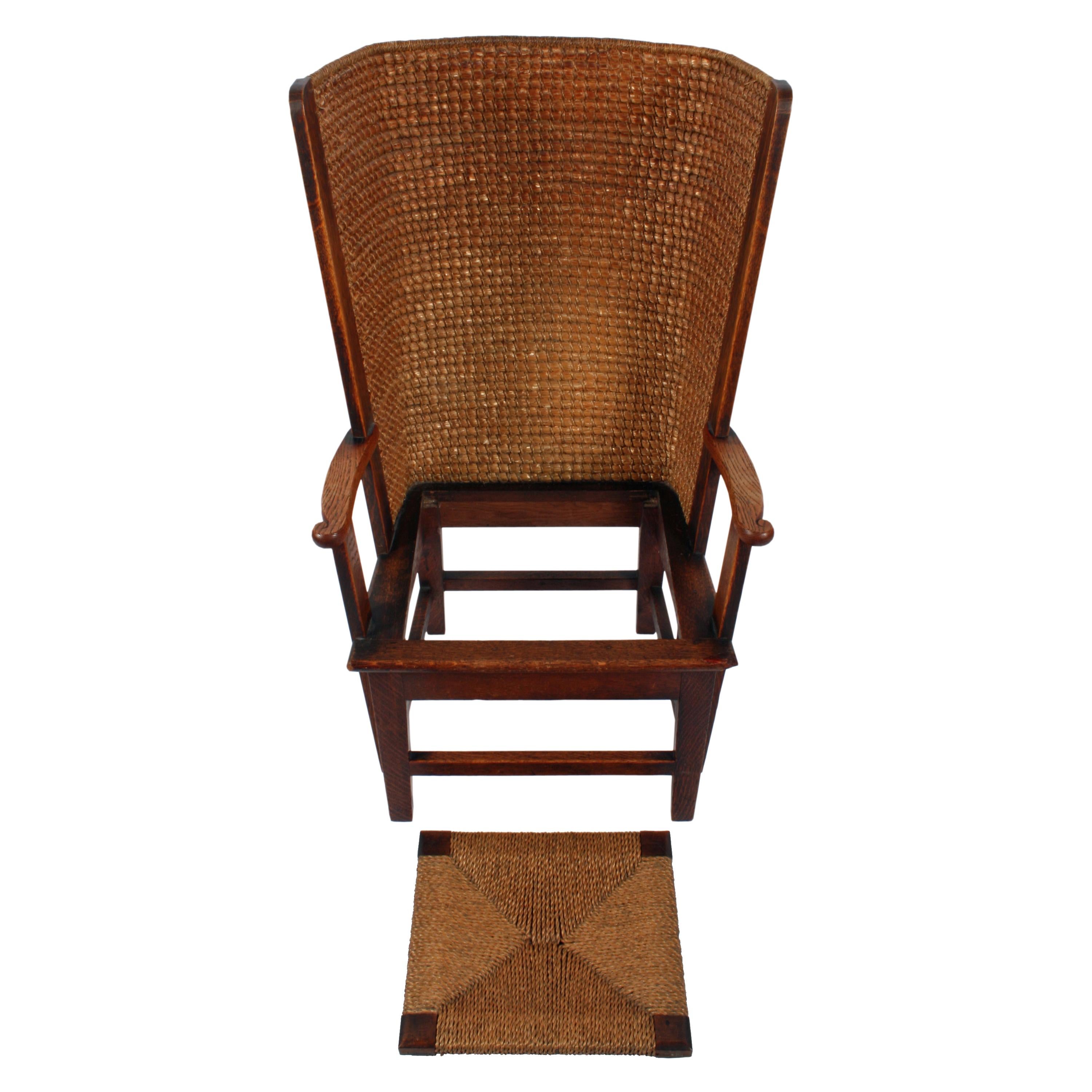 Straw Scottish Oak Orkney Chair