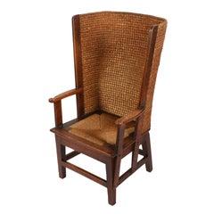 Antique Scottish Oak Orkney Chair