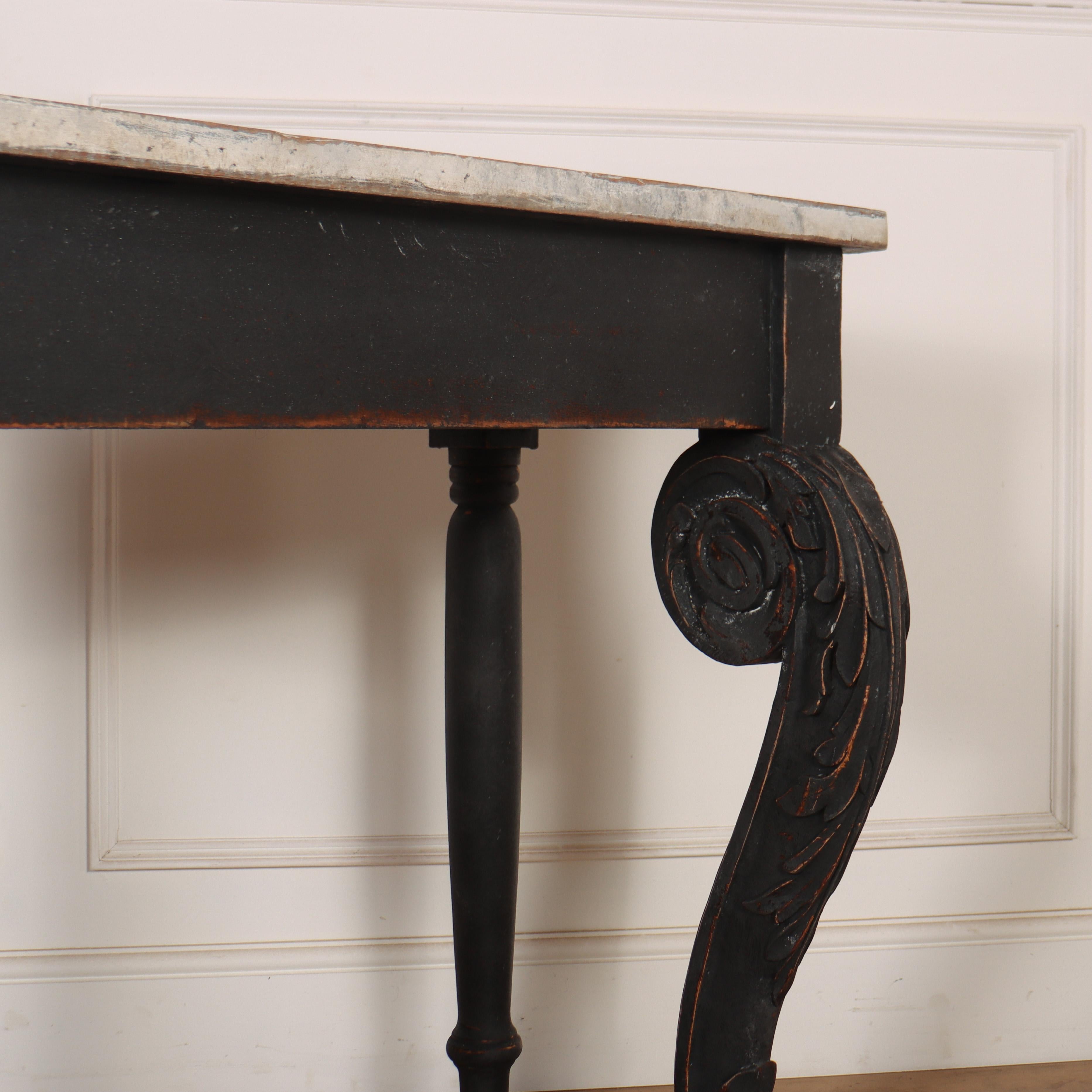 19th Century Scottish Painted Console Table