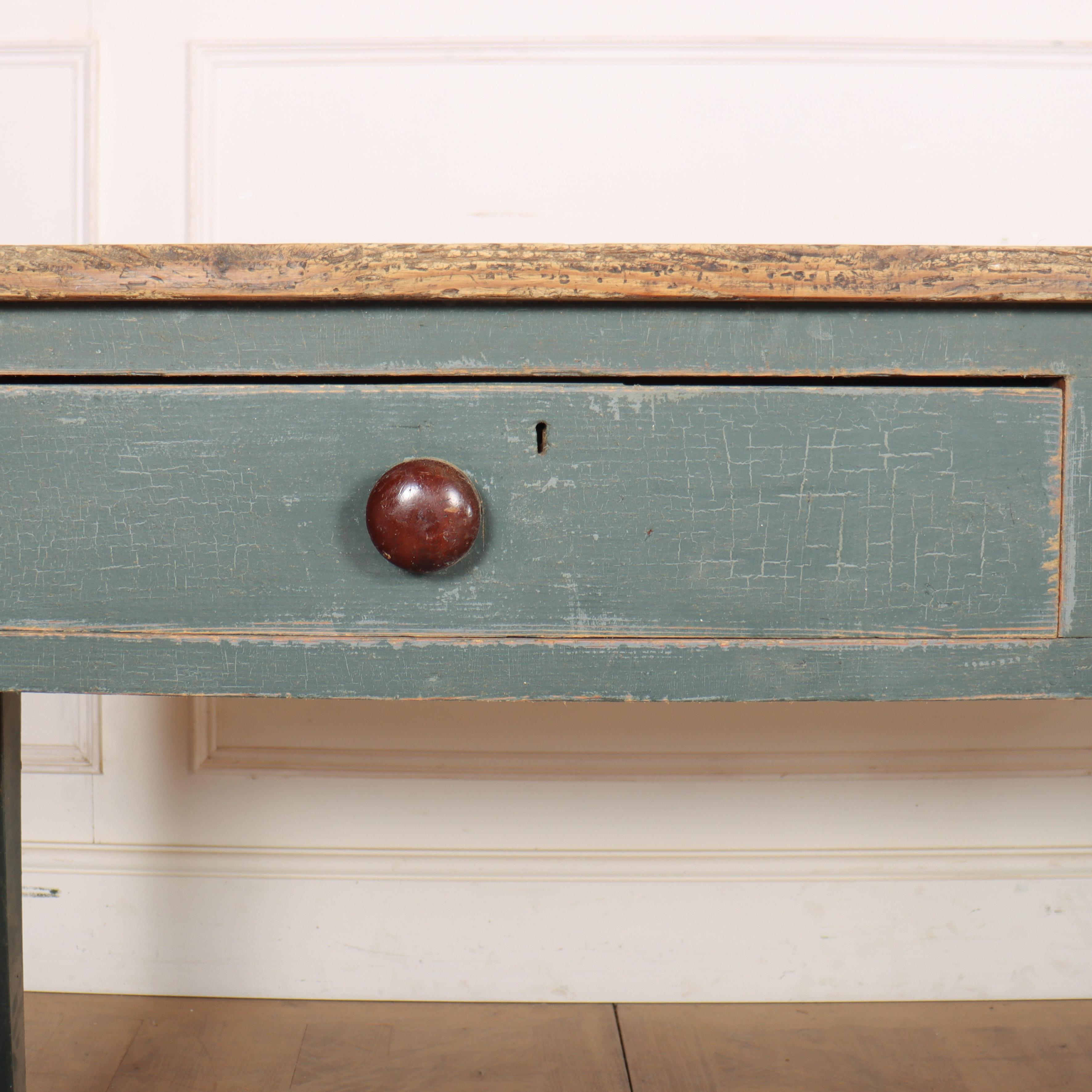 Pine Scottish Painted Console Table For Sale