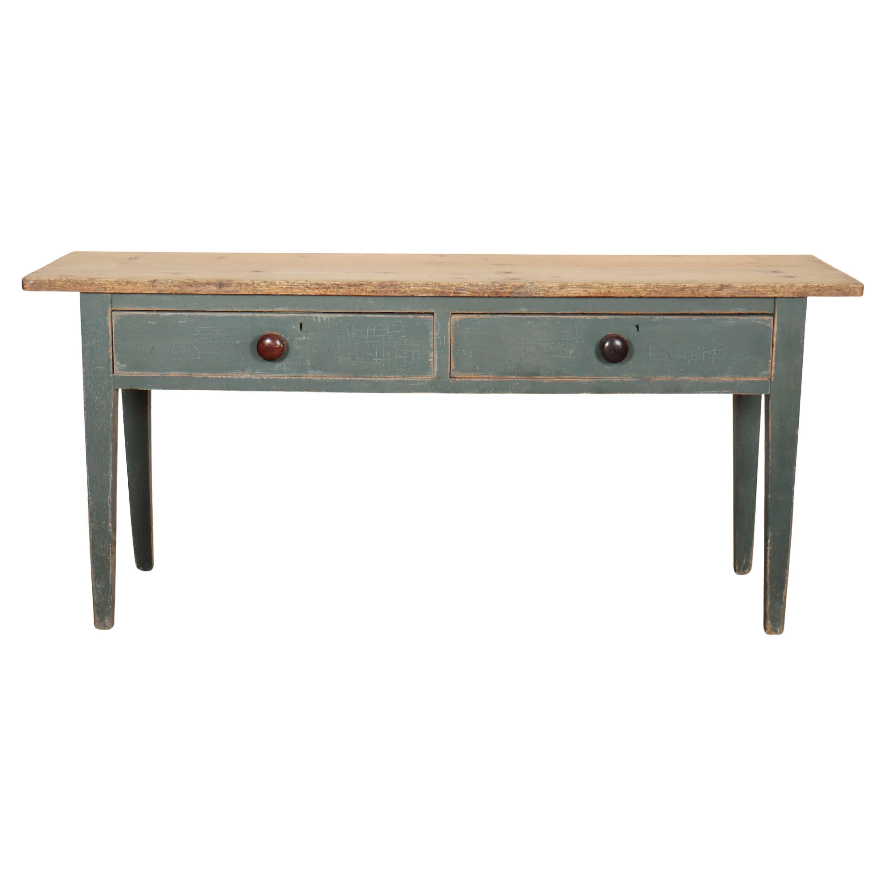 Scottish Painted Console Table For Sale
