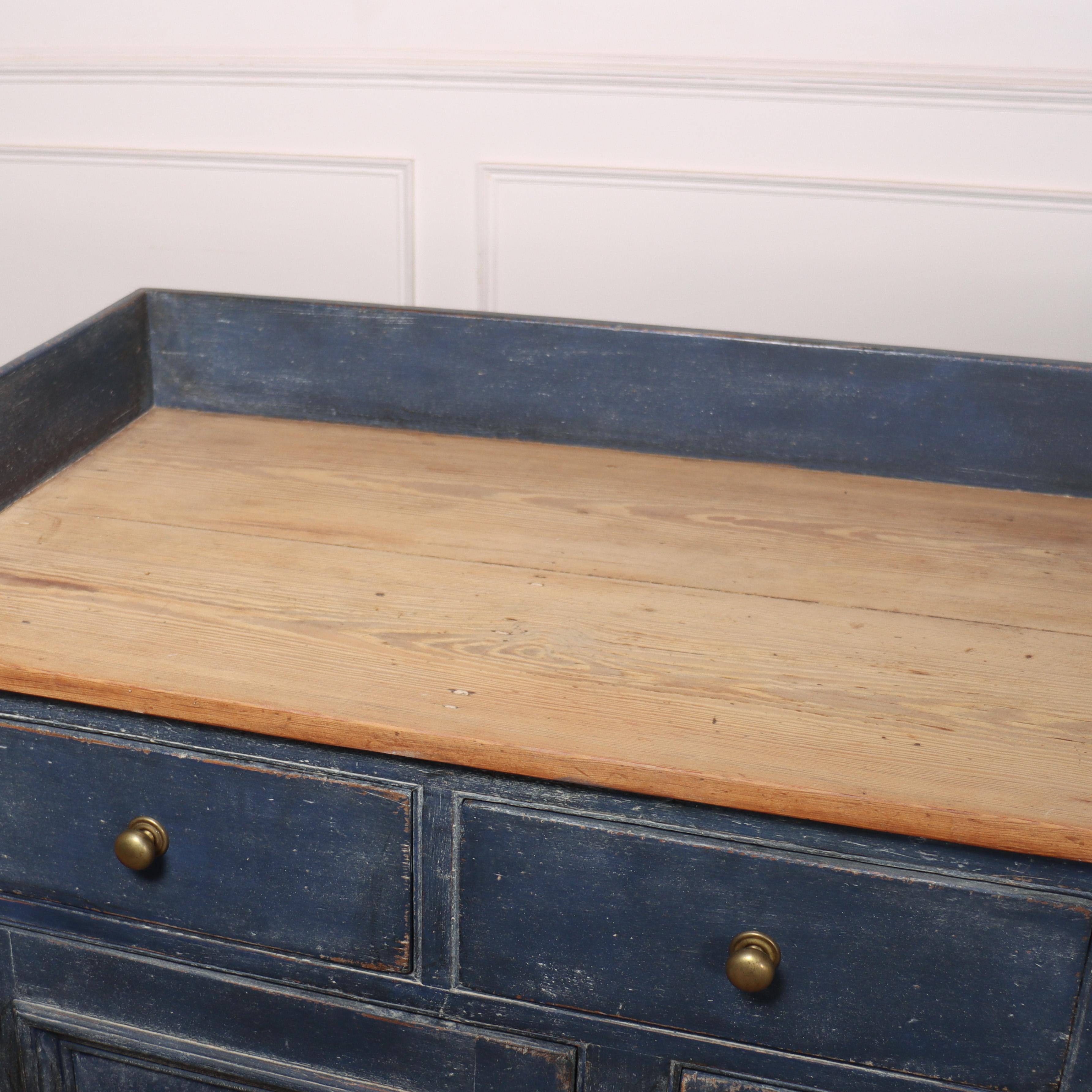 Scottish Painted Dairy Dresser For Sale 5