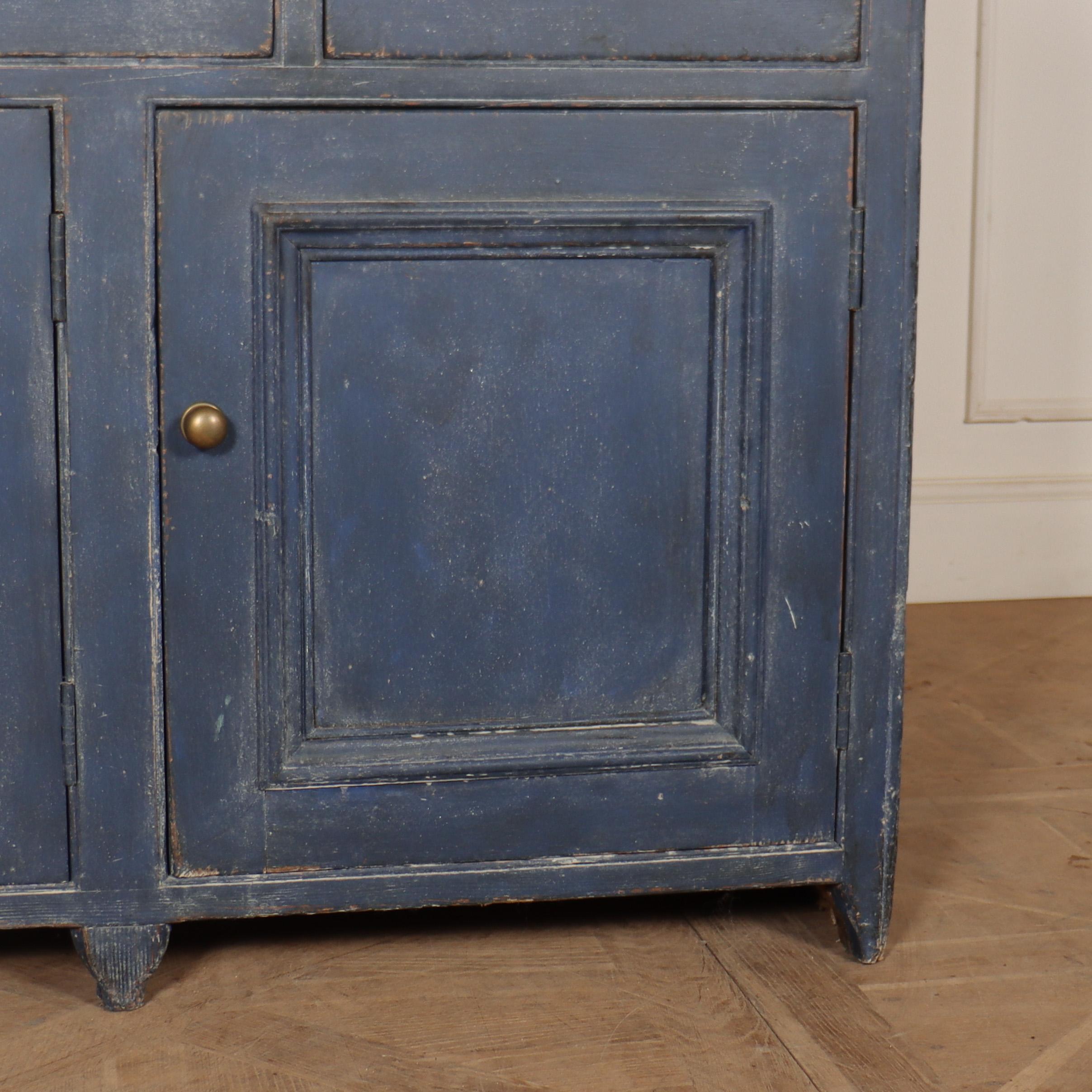 19th Century Scottish Painted Dairy Dresser For Sale