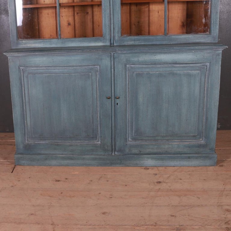 Scottish Painted Library Bookcase at 1stDibs