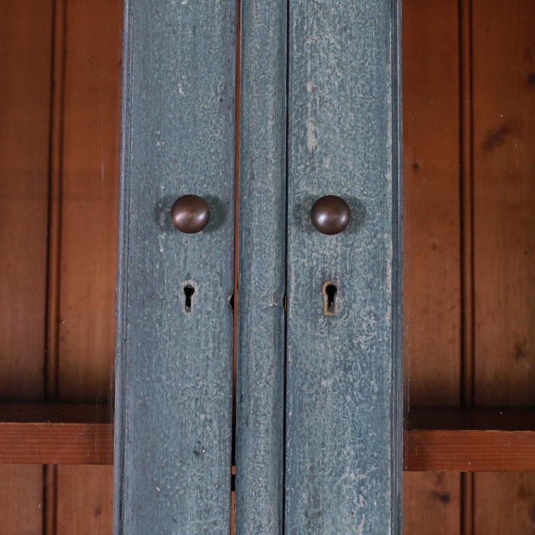 Scottish Painted Library Bookcase at 1stDibs
