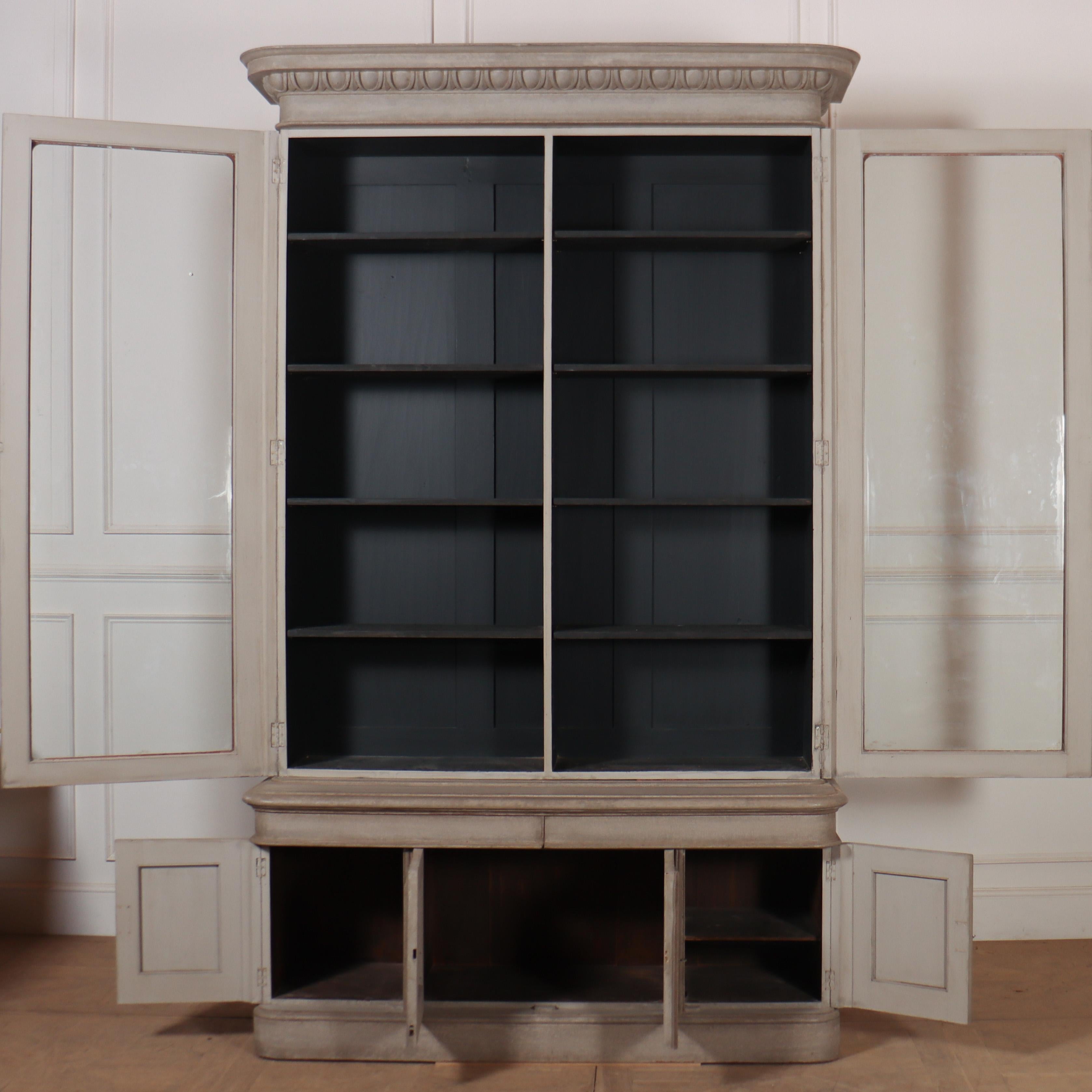 Scottish Painted Library Bookcase 1
