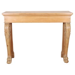 Scottish Pale Pine Console Table
