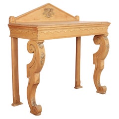 Tavolo consolle in pino scozzese