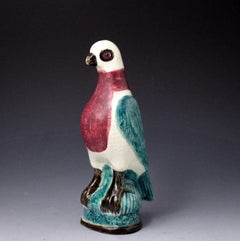Scottish Pottery Figure of a Bird with a Folk Artistic Appeal Early 19th Century