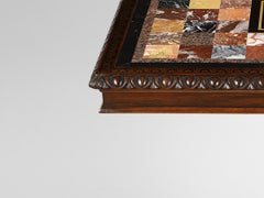 Scottish Regency Parcel-Gilt Rosewood and Specimen Marble Table