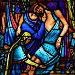 Scottish Religious Stained Glass Window