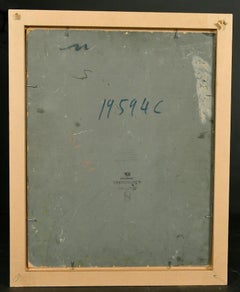 Scottish Oil Painting Black Grouse in a Tree within a Highland Landscape