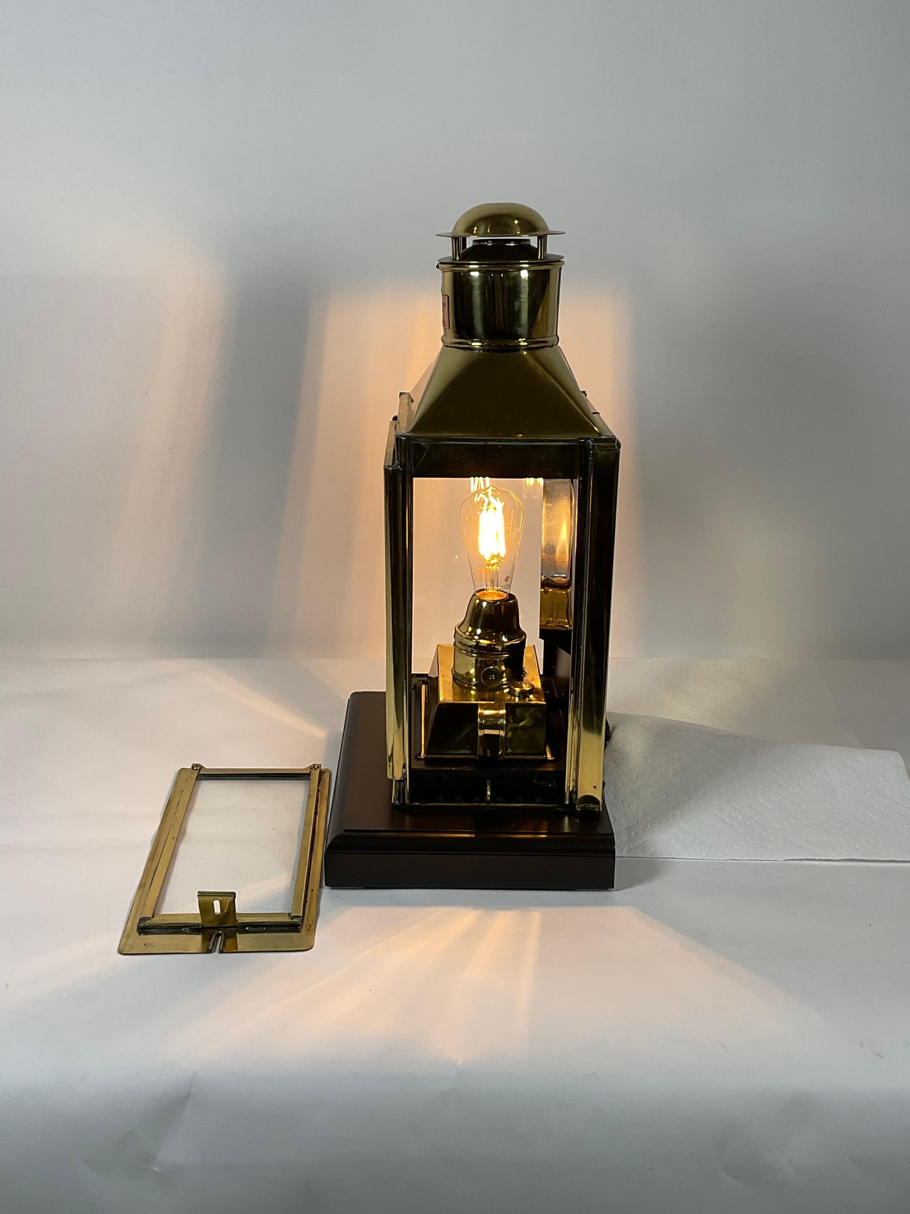 Mid-20th Century Scottish Ship’s Lantern by Emory Douglas For Sale
