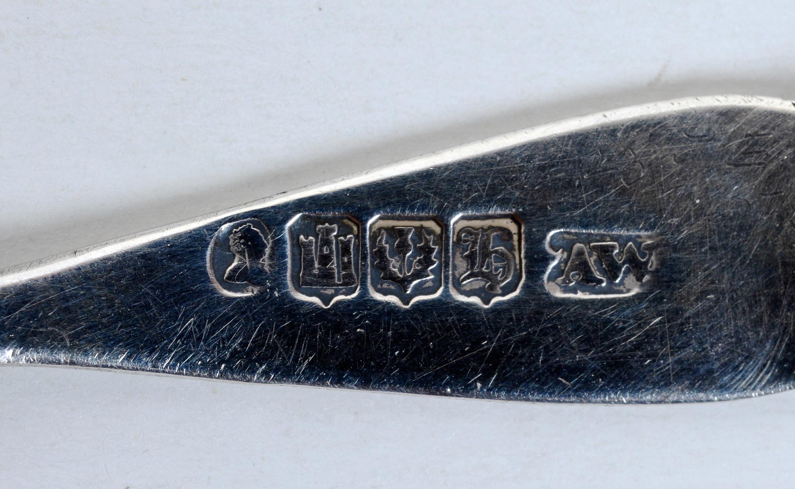 Scottish Silver Mounted Snuff Box With Attached Spoon By Andrew Wilkie c1838/39 In Good Condition For Sale In valatie, NY