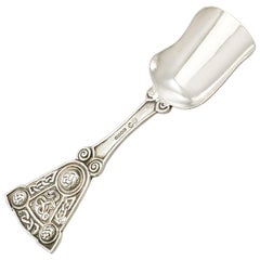 Antique 1926 Scottish Sterling Silver Caddy Spoon