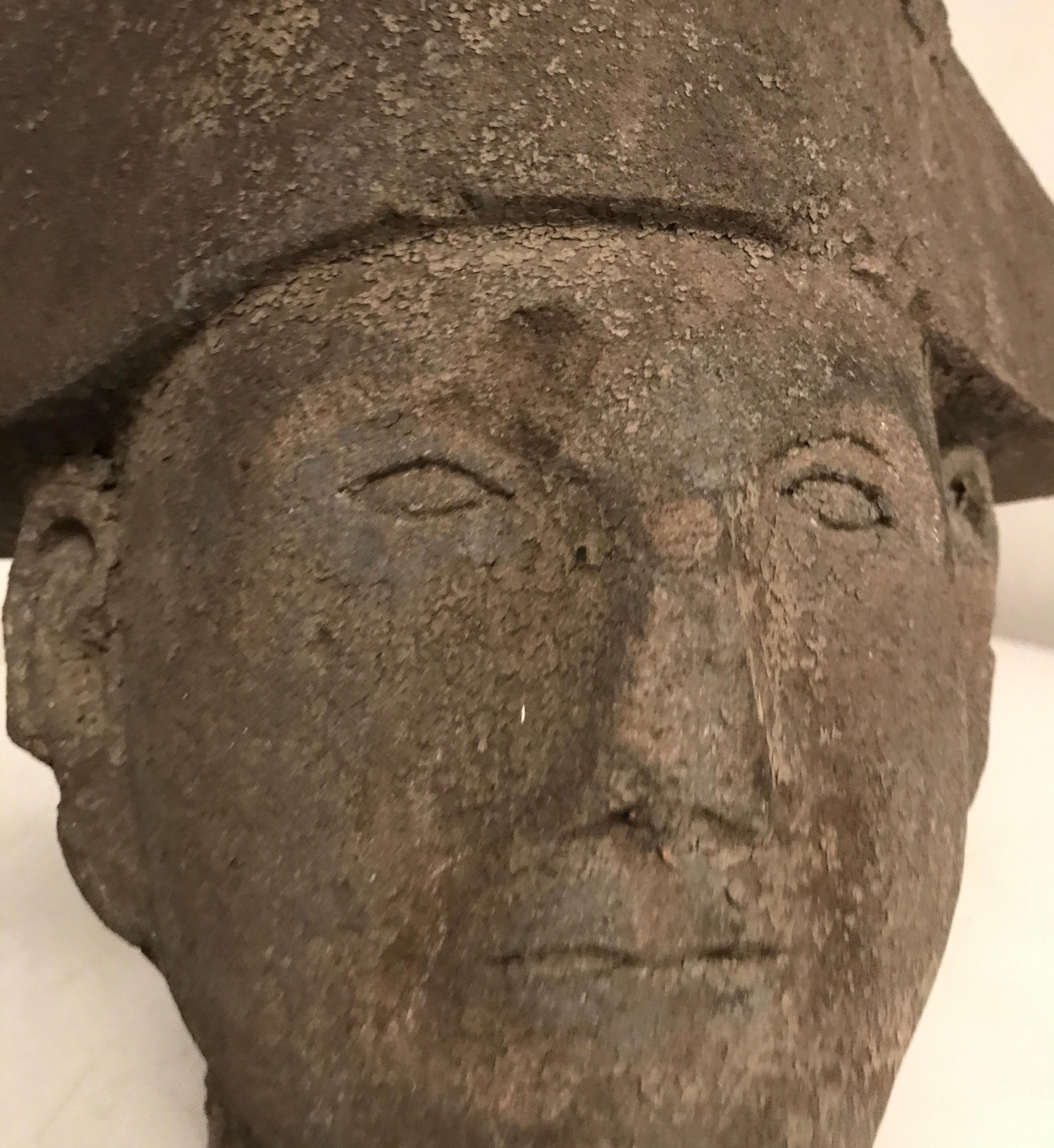 Scottish Stone Bust of a Gentleman 13