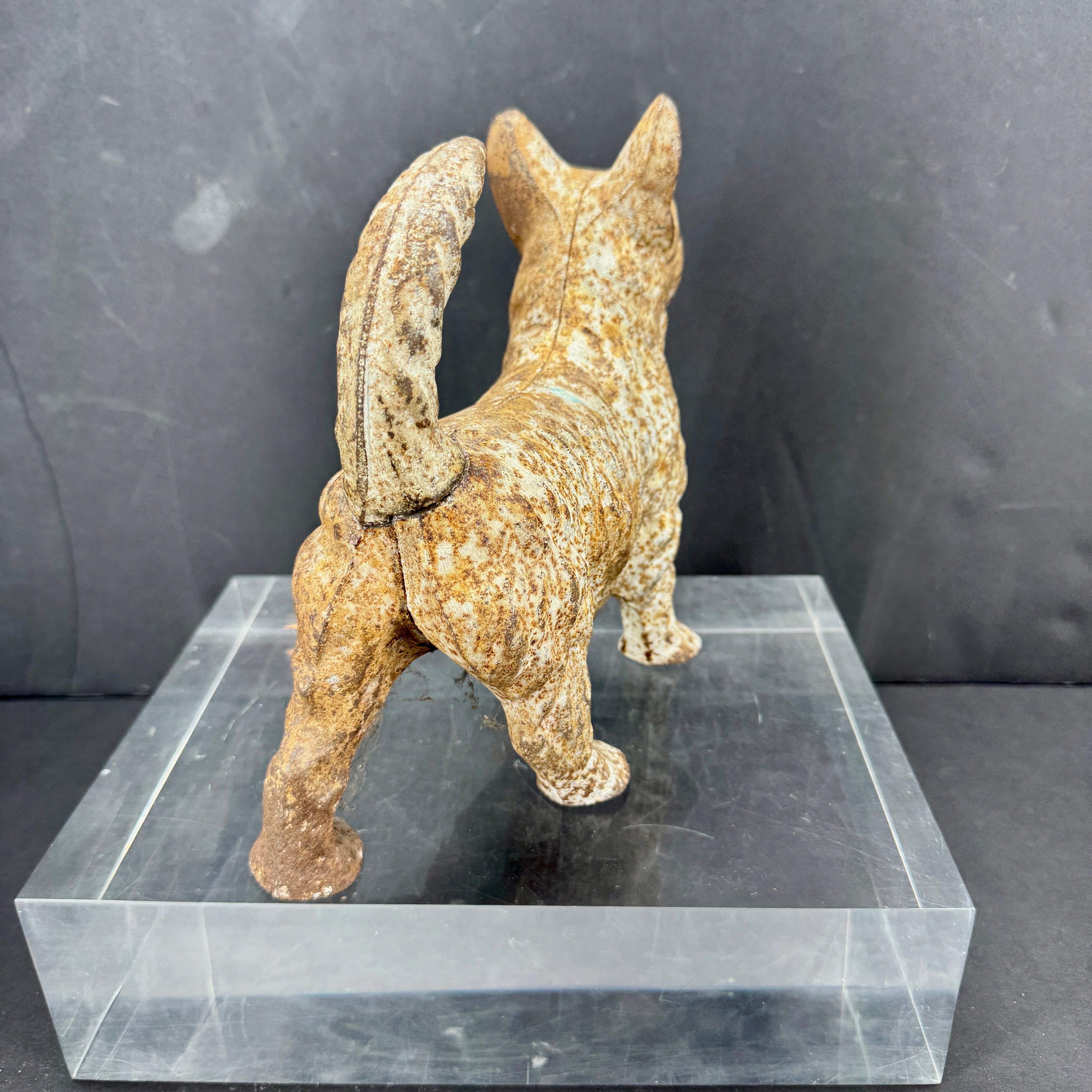 Scottish Terrier Cast Iron Doorstop Sculpture For Sale 5