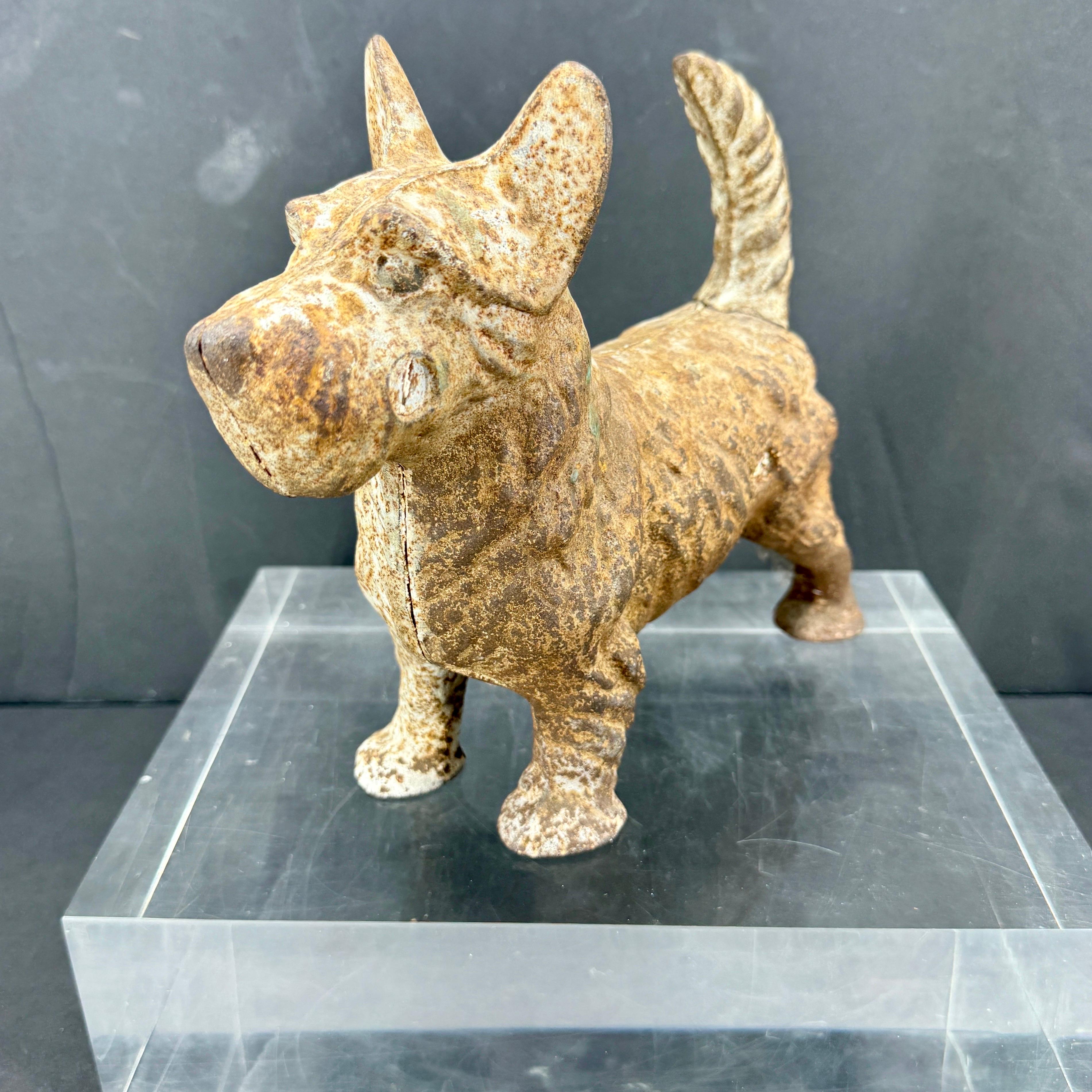 Scottish Terrier Cast Iron Doorstop Sculpture For Sale 13
