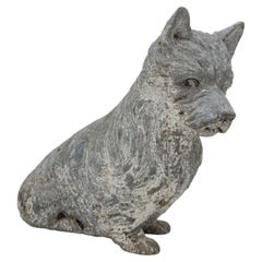 Scottish Terrier Cast Iron or Spelter Figurine, UK Early 20th C.
