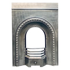 Scottish Victorian Cast Iron Fireplace Insert.