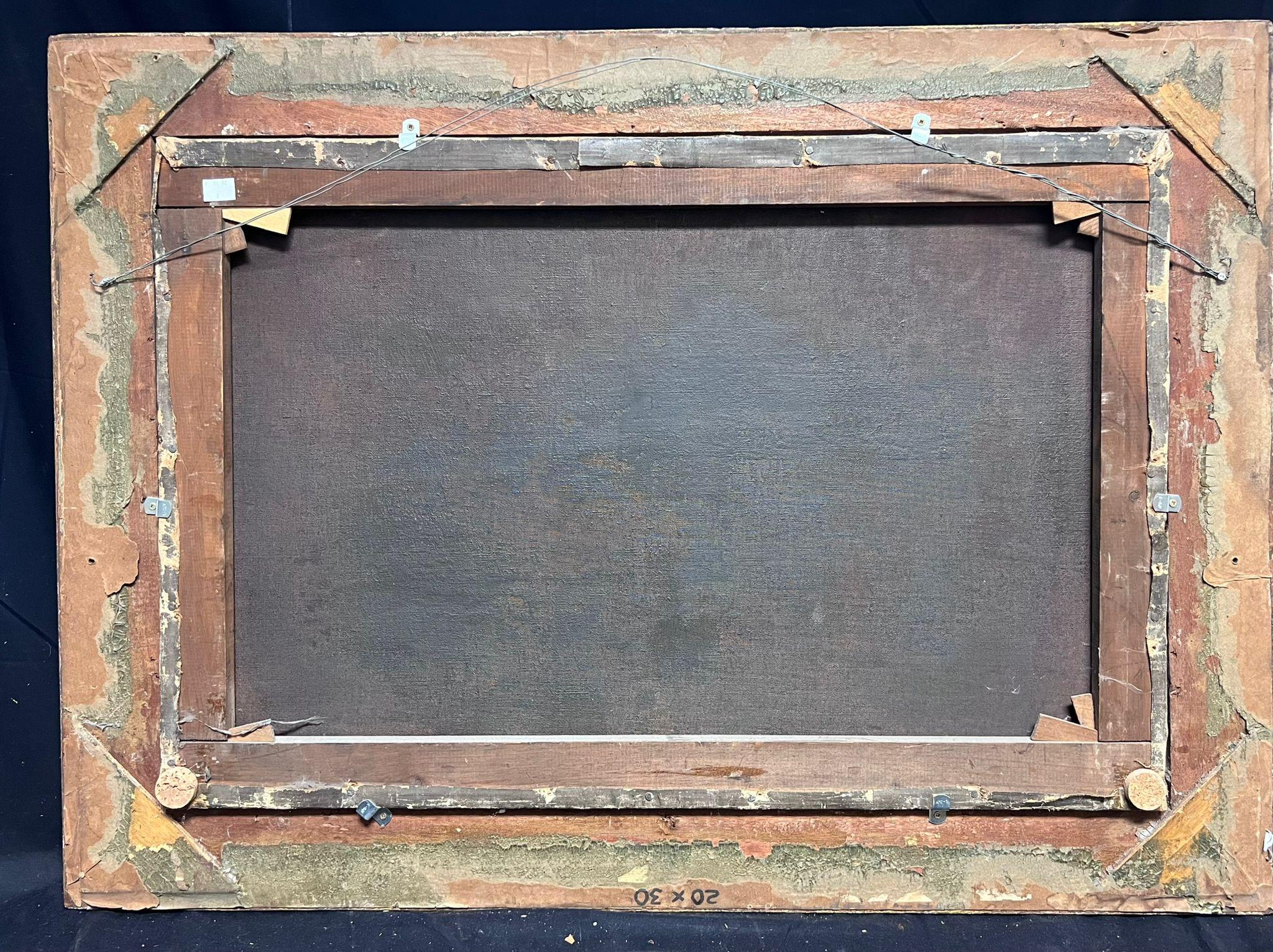 Grande pittura ad olio vittoriana delle Highlands scozzesi, paesaggio fluviale e spiagge sabbiose in vendita 7