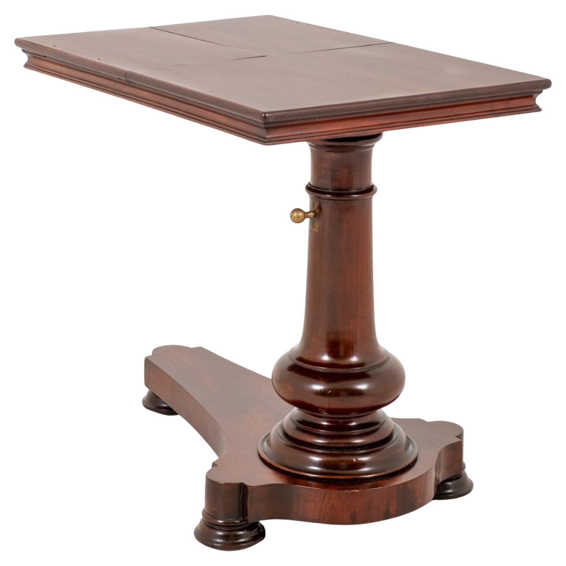 Scottish Victorian Reading Stand Mahogany, 1860 For Sale at 1stDibs