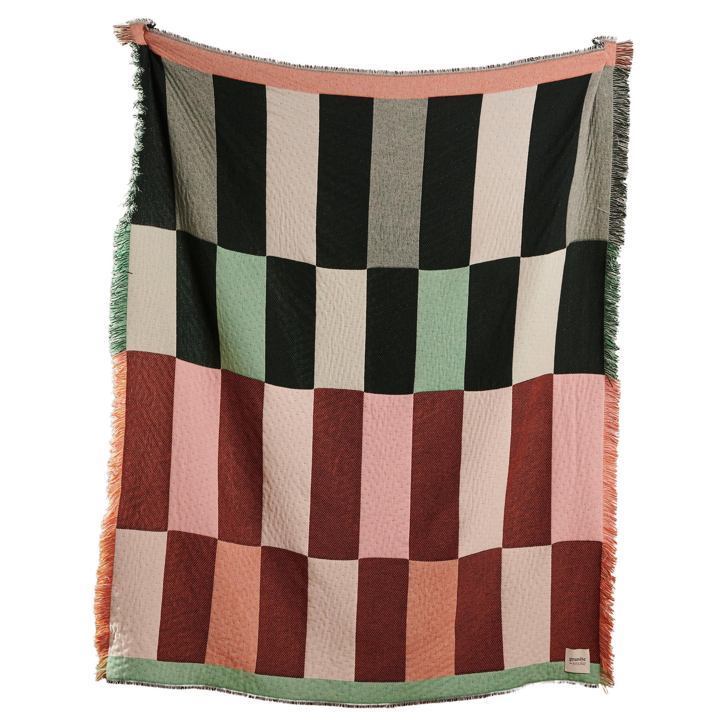 Scottish woven lambswool cashmere blanket throw