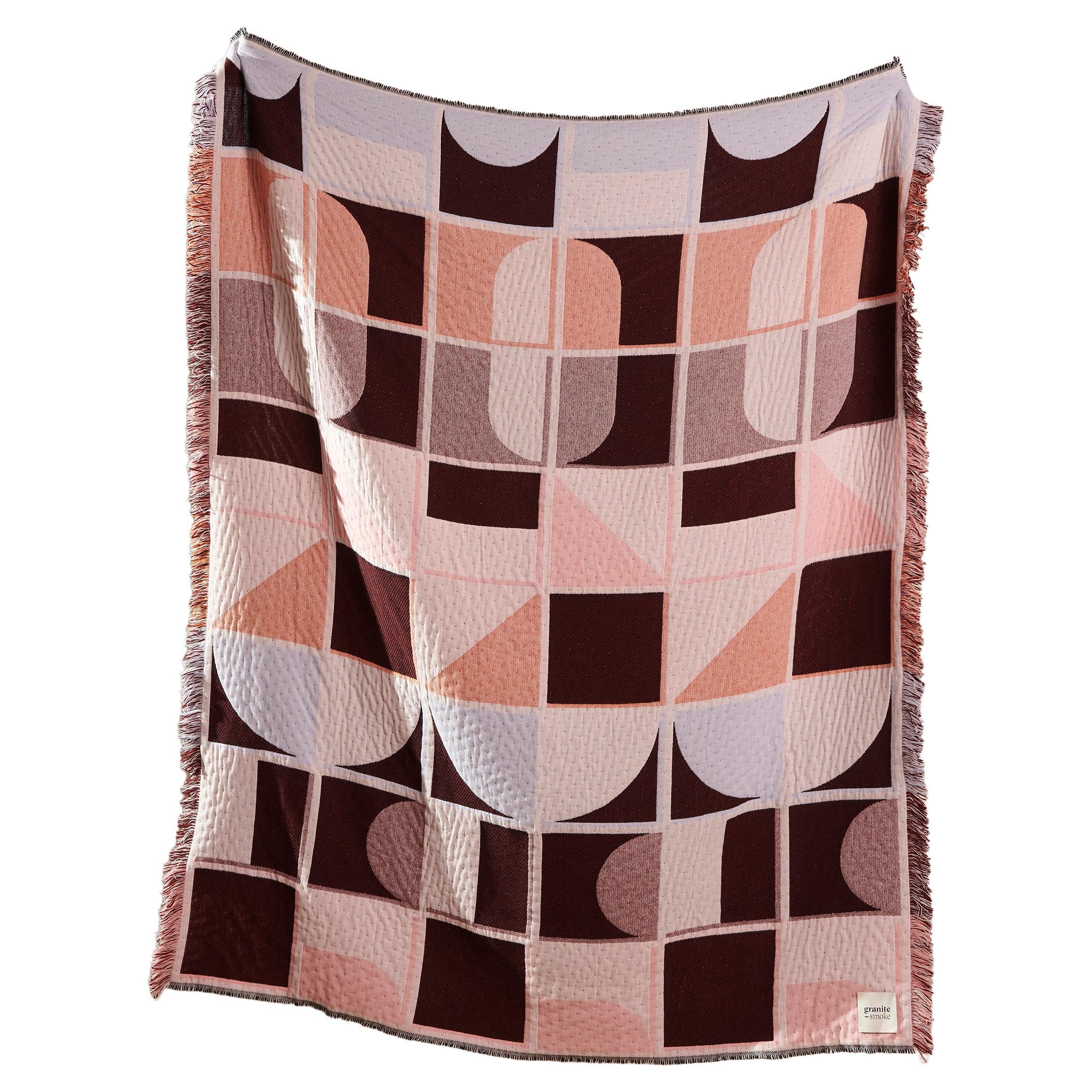 Scottish woven lambswool cashmere blanket throw