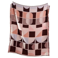 Scottish woven lambswool cashmere blanket throw