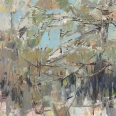 'Branched Lines' - abstract landscape - painterly - contemporary impressionism