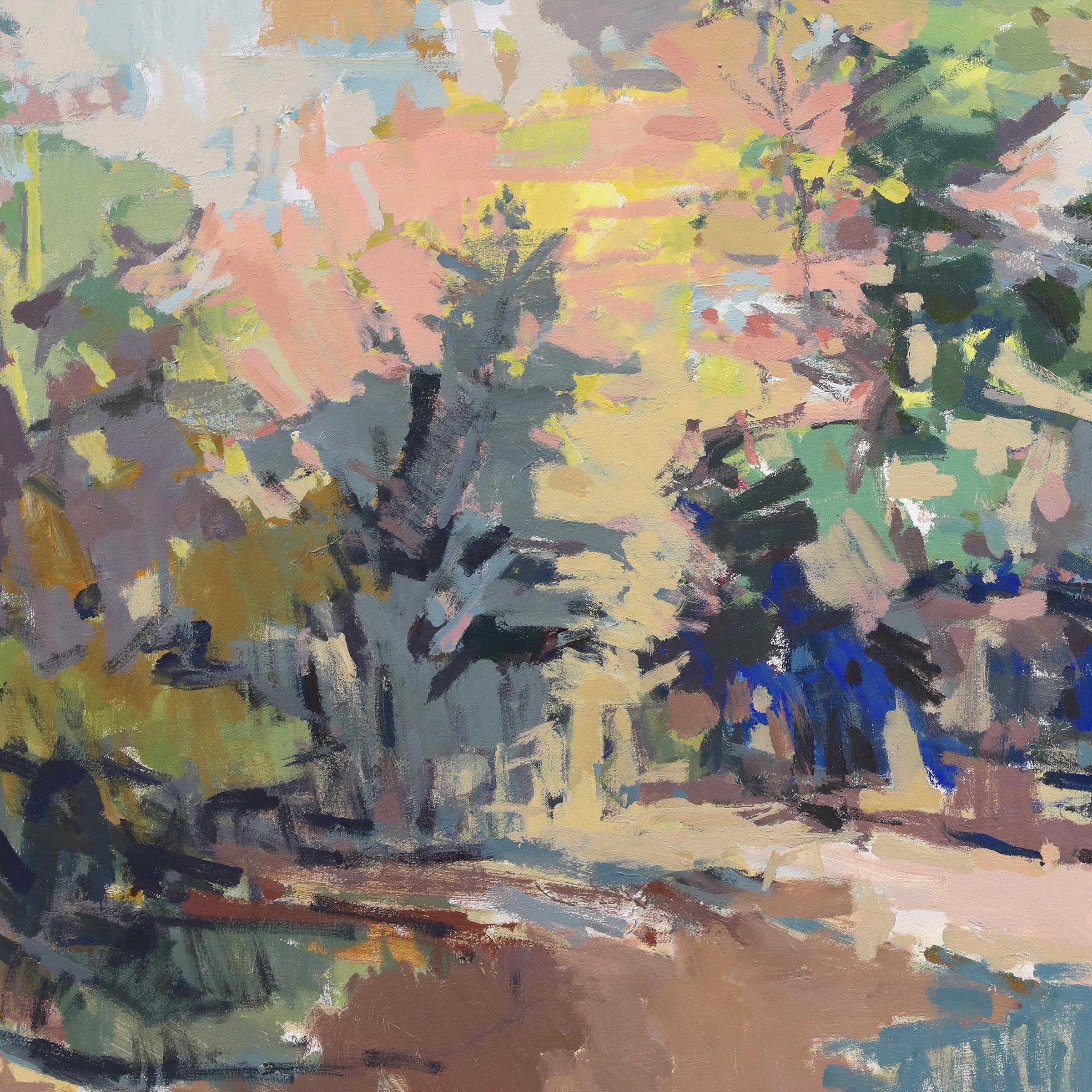 'Kilbourne' - paisaje abstracto - pictórico - impresionismo contemporáneo - Painting de Scotty Peek