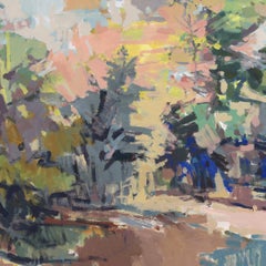 'Kilbourne' - abstract landscape - painterly - contemporary impressionism