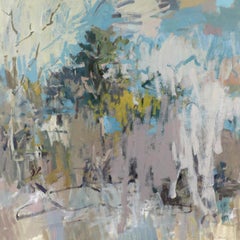 Lasso" - paysage abstrait - peinture - impressionnisme contemporain