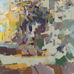 'Last' - abstract landscape - painterly - contemporary impressionism