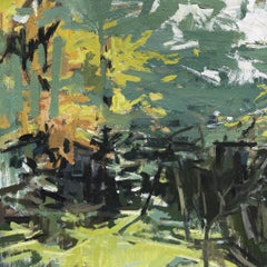 „Swing“ – abstrakte Landschaft – malerisch – zeitgenössischer Impressionismus