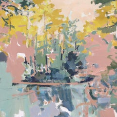 'Sylvan' - abstract landscape - painterly - contemporary impressionism