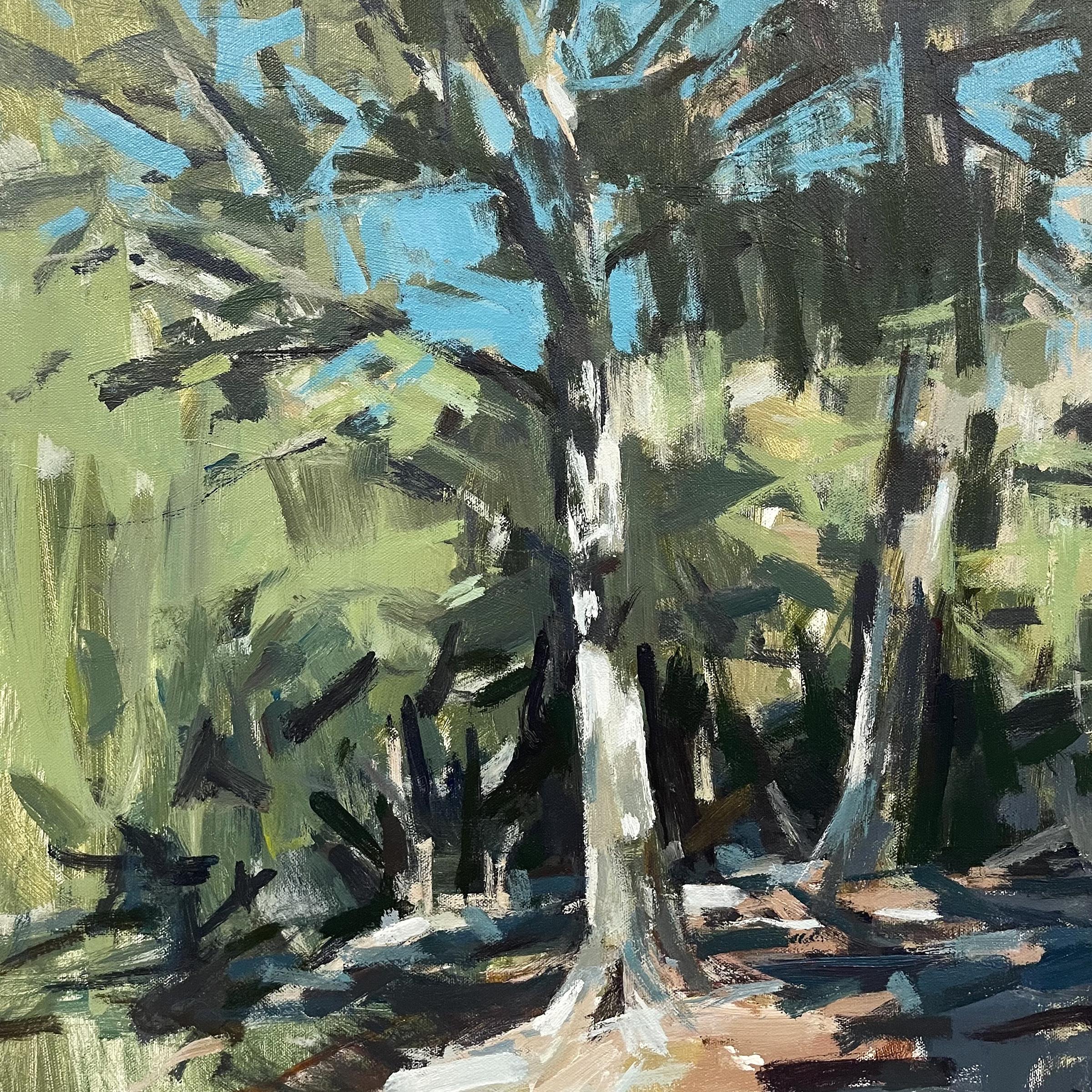 Landscape Painting Scotty Peek - « Deux » - paysages abstraits - peintre - impressionnisme contemporain