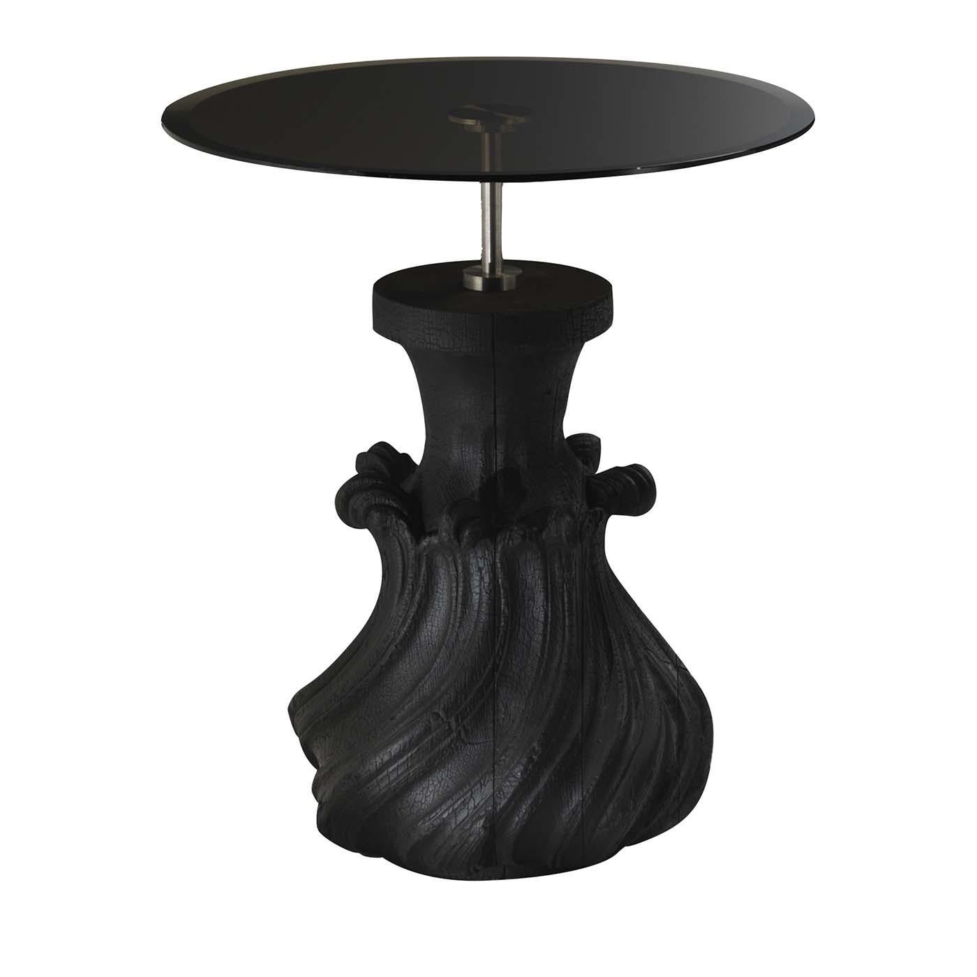 Modern Scoubidou Black Side Table by Fratelli Boffi For Sale