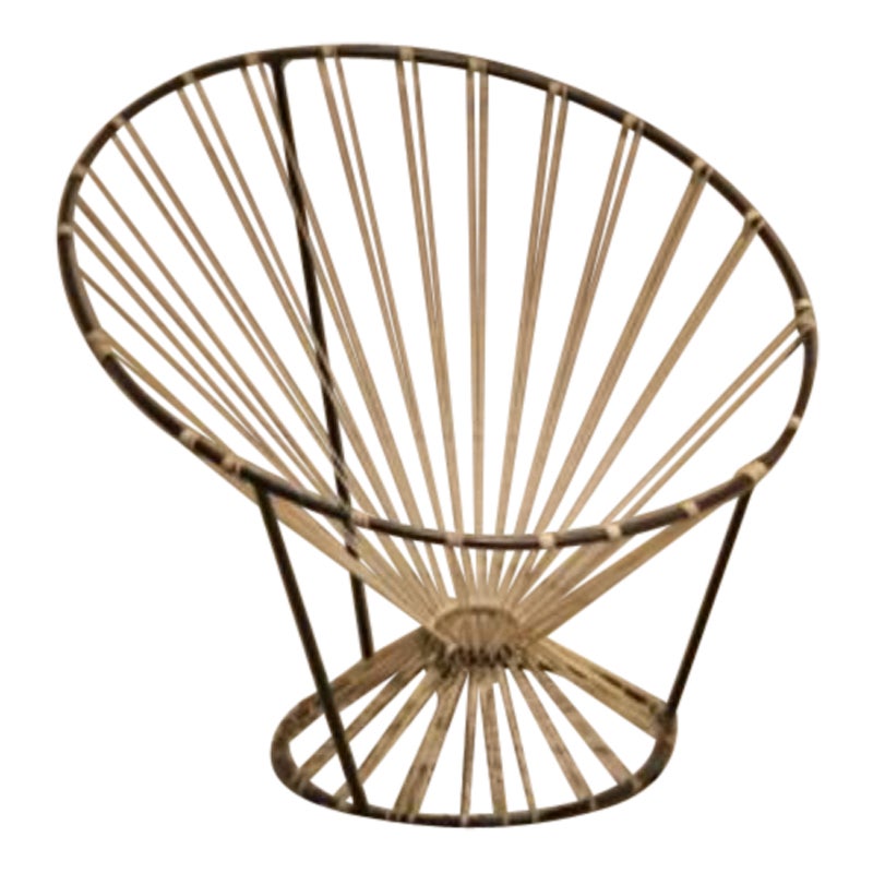 Scoubidou Egg Chair by Pierre Guariche, Michel Mortier & Joseph André Motte For Sale