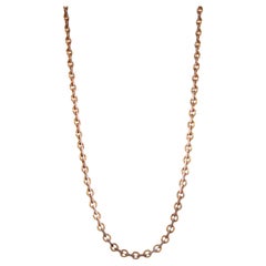 Scout  18k White & Yellow Gold Circolo Chain – 18" Length with 4 mm Circle Link